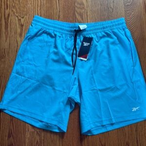 Men’s Reebok lightweight sports shorts, Size XL,  Color Blue, NWT